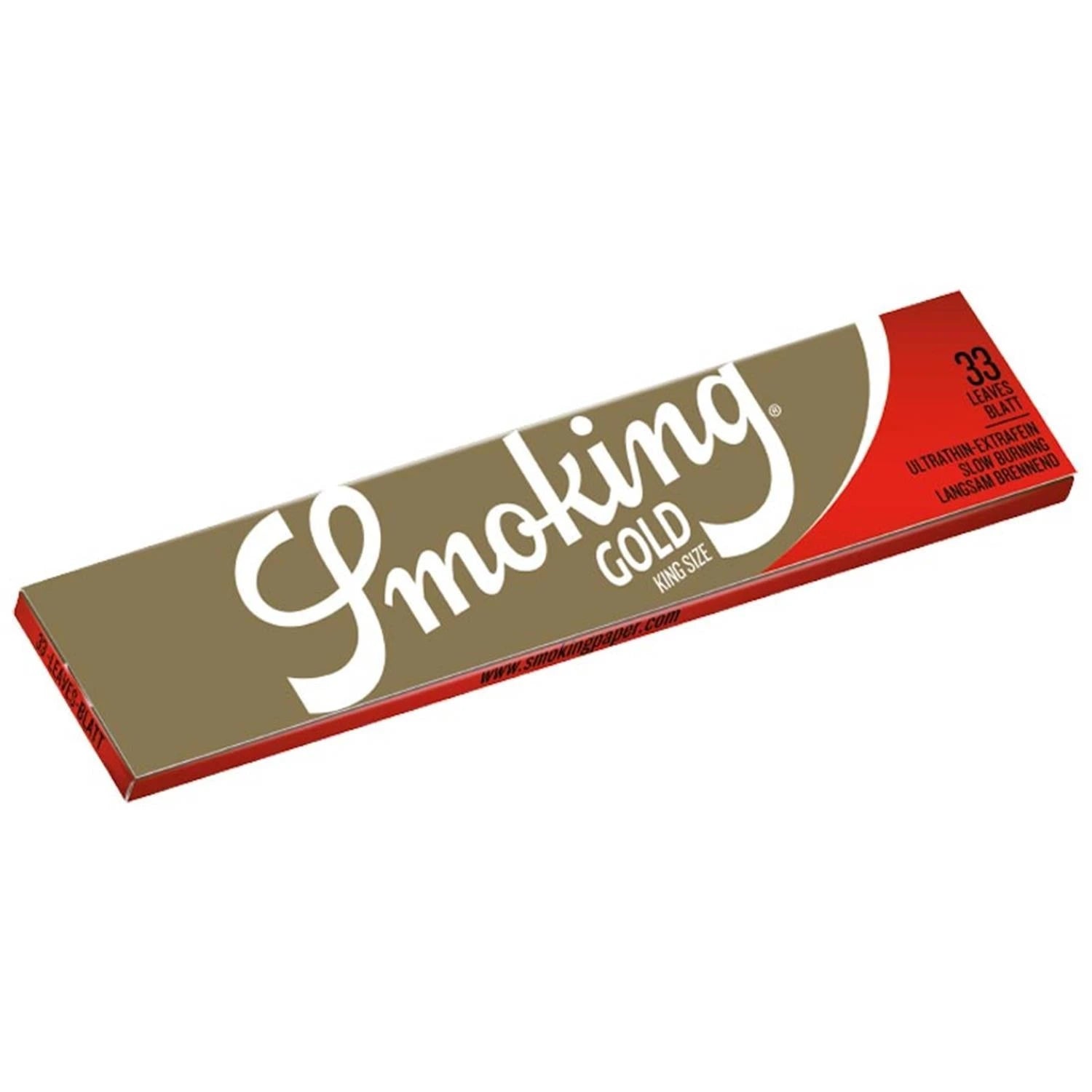 Smoking Gold King Size Papers Smoking